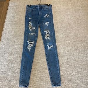 American Eagle super high rise jeggings